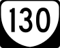 State Route 130 marker