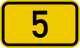 Bundesstraße 5 number.svg