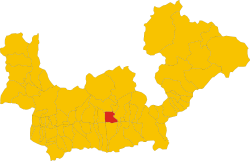 Sondrio within the Province of Sondrio