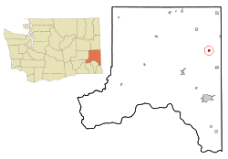 Location of Garfield, Washington