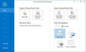 SharePoint Designer 2013 (x64) running on Windows 8