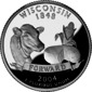Wisconsin quarter dollar coin