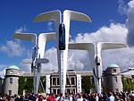 The Rolls Royce Central Display at the 2004 Goodwood Festival of Speed. Designed by Gerry Judah
