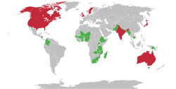 Map of WaterAid countries