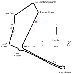 Birmingham Superprix Track Layout