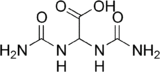 Skeletal formula of allantoic acid