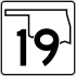 State Highway 19 marker