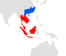 Blue-throated bee-eater range map.png