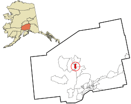Location in Matanuska-Susitna Borough and the state of Alaska.