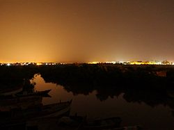 View from Naigaon bridge in Naigaon-Papdy road