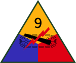 9th US Armored Division SSI.svg