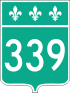 Route 339 shield