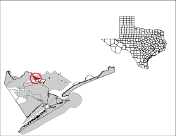 Location of Bacliff, Texas