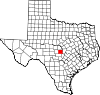 State map highlighting Llano County
