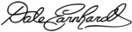 Dale Earnhardt signature