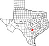State map highlighting Guadalupe County