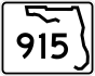 State Road 915 marker