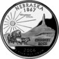 Nebraska quarter dollar coin