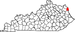State map highlighting Boyd County