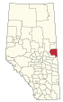 AB locator MUNICIPAL DISTRICT OF BONNYVILLE NO 87.svg