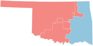 2010 U.S. House elections in Oklahoma.svg