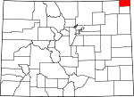 State map highlighting Sedgwick County
