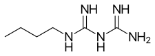 Skeletal formula of buformin