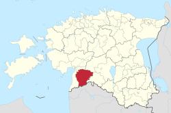 Saarde Parish within Pärnu County.