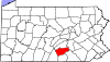 State map highlighting Cumberland County