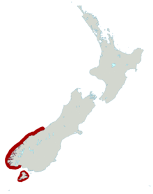 Fiordland Penguin distribution map.png