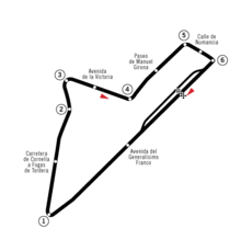 Pedralbes street circuit