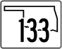 State Highway 133 marker