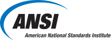 The official logo of the American National Standards Institute