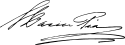 Maria Pia of Savoy's signature