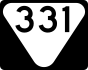 State Route 331 marker