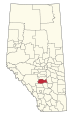 AB locator RED DEER COUNTY.svg