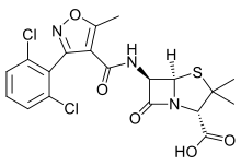 Dicloxacillin.svg