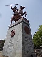Bajirao I Statue, Shaniwarwada, Pune.jpg