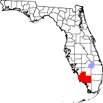 A state map highlighting Collier County in the southern part of the state. It is large in size.