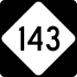 North Carolina Highway 143 marker