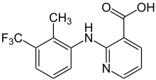 Flunixin Structural Formulae V.1.svg
