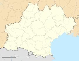 Pinas is located in Occitanie