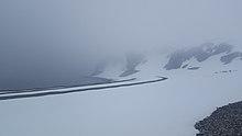 Parallel gravel bars of Half Moon Island.jpg