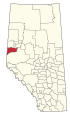 AB locator COUNTY OF GRANDE PRAIRIE NO 1.svg