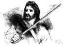 bladed - bearing or characterized by a blade or sword