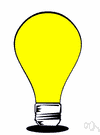 bulb - electric lamp consisting of a transparent or translucent glass housing containing a wire filament (usually tungsten) that emits light when heated by electricity