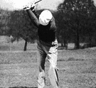 short iron - an iron with a short shaft and pitched face