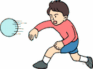 hurl - a violent throw