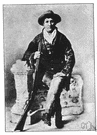 burke - United States frontierswoman and legendary figure of the Wild West noted for her marksmanship (1852-1903)