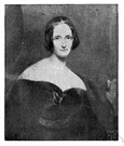 Mary Shelley - English writer who created Frankenstein's monster and married Percy Bysshe Shelley (1797-1851)